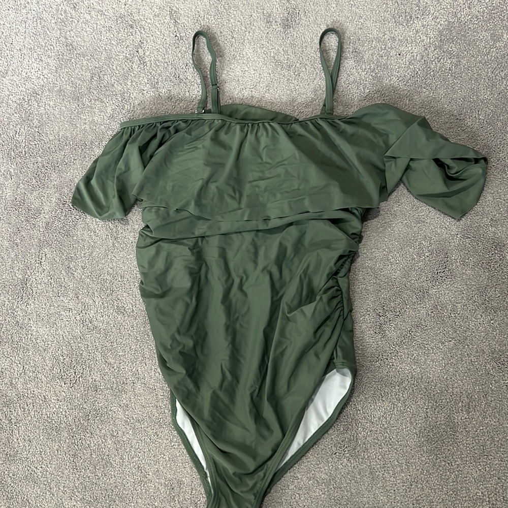 Maternity Swimsuit (off shoulders)